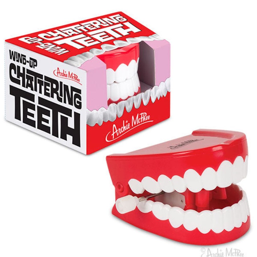 Fun Archie McPhee | Wind-Up Chattering Teeth