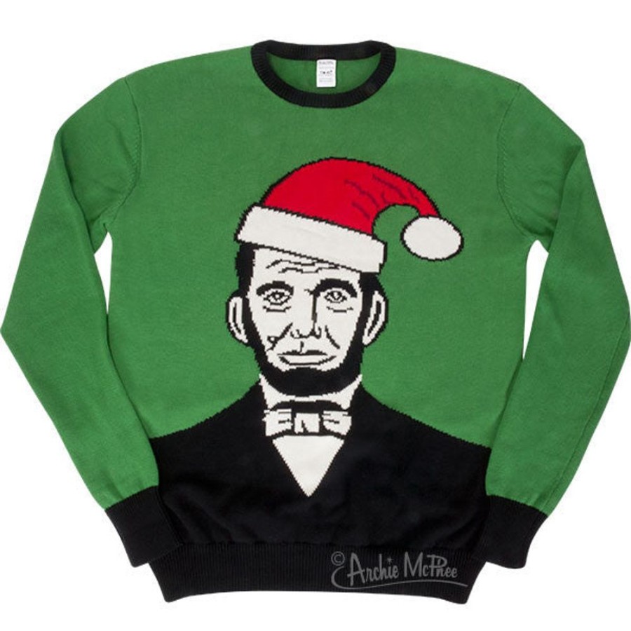 Gifts Archie McPhee | Santa Lincoln Sweater