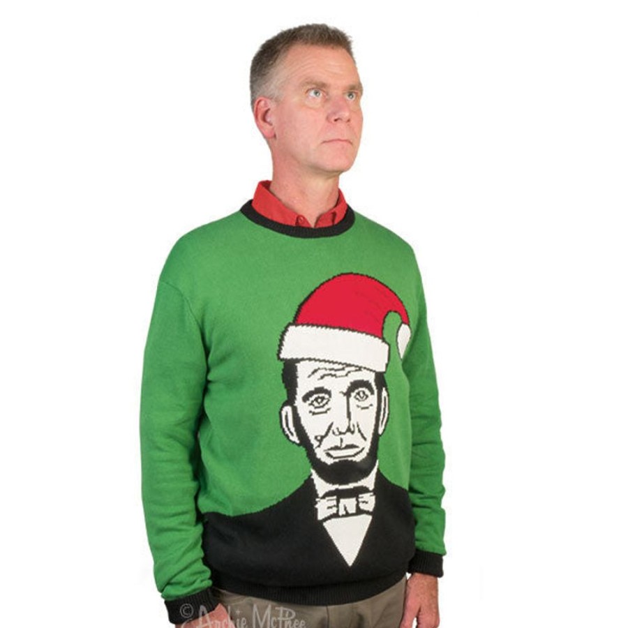 Gifts Archie McPhee | Santa Lincoln Sweater