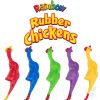 Fun Archie McPhee | Rainbow Rubber Chickens