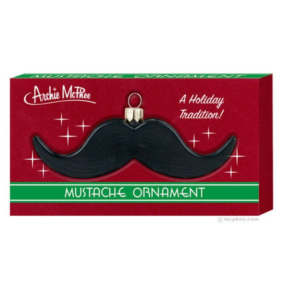 Gifts Archie McPhee | Mustache Ornament