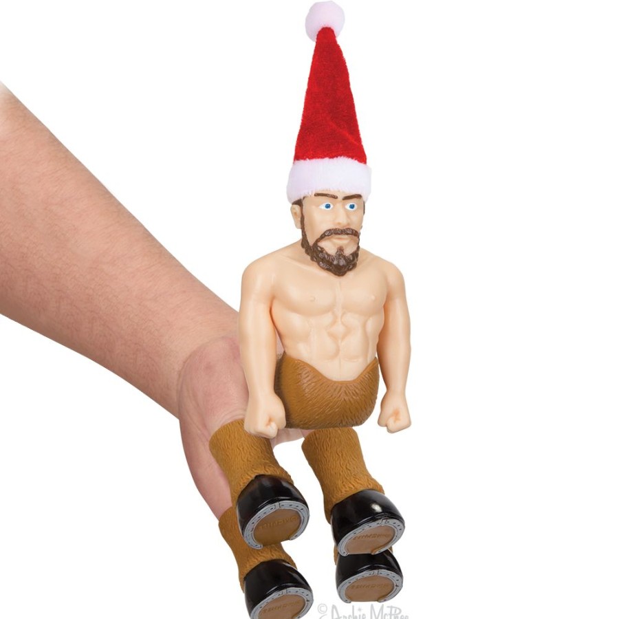 Fun Archie McPhee | Handitaur With Santa Hat