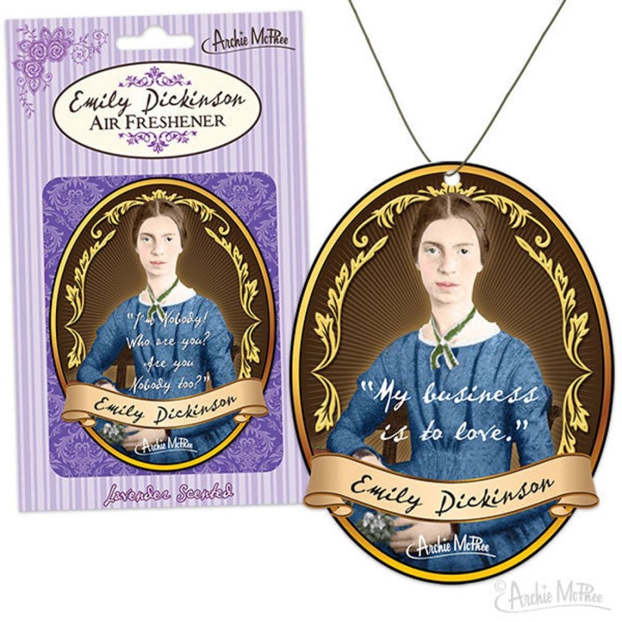 Gifts Archie McPhee | Emily Dickinson Air Freshener