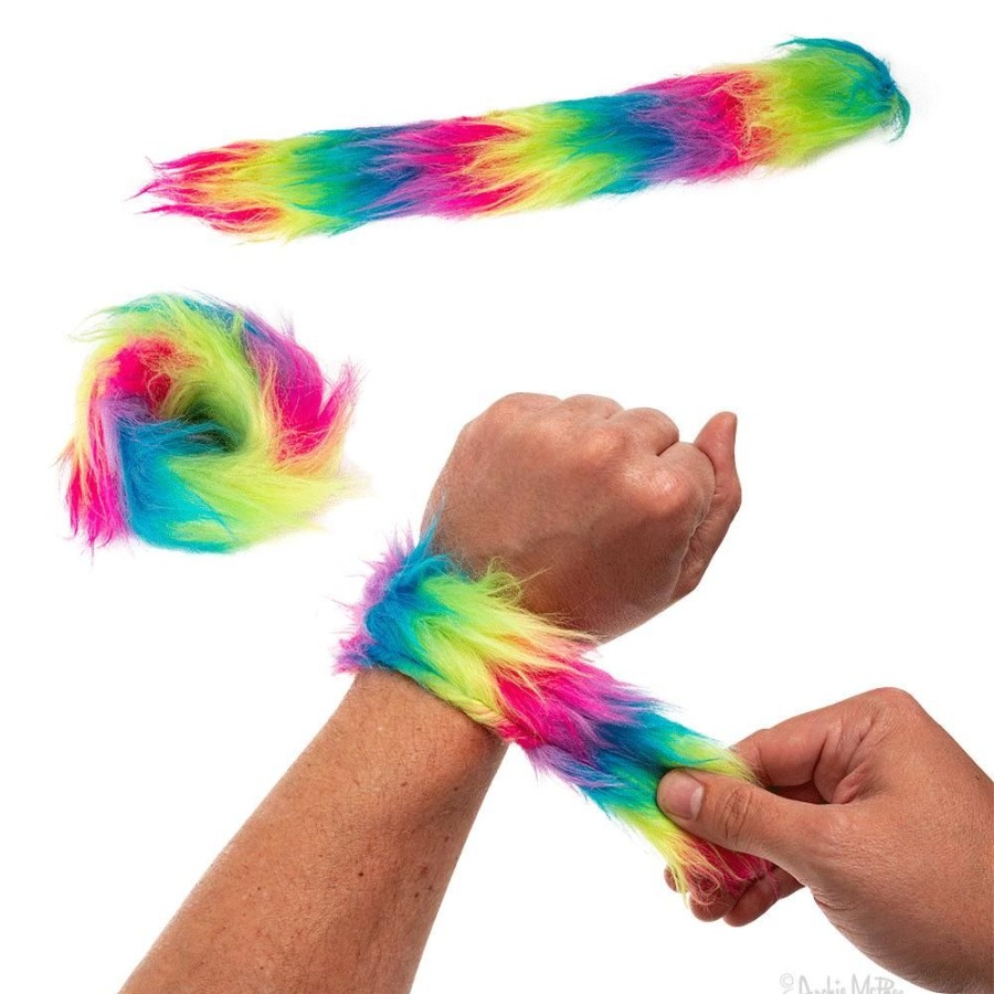 For You Archie McPhee | Rainbow Slap Bracelets