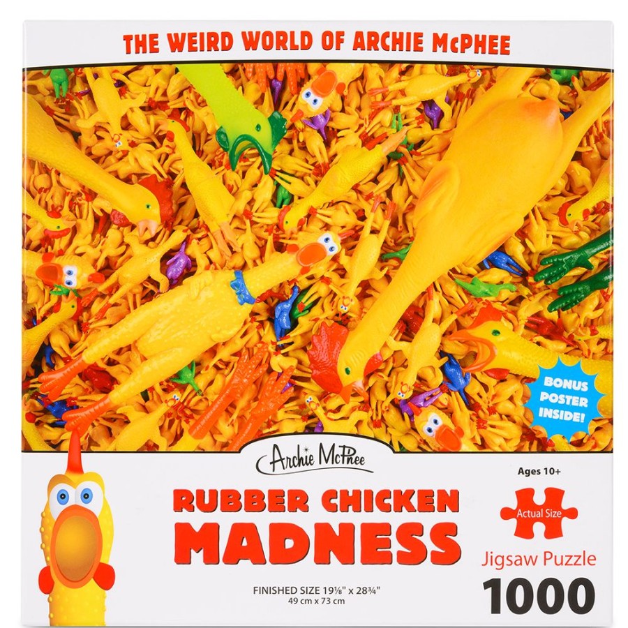 Fun Archie McPhee | Rubber Chicken Madness Puzzle