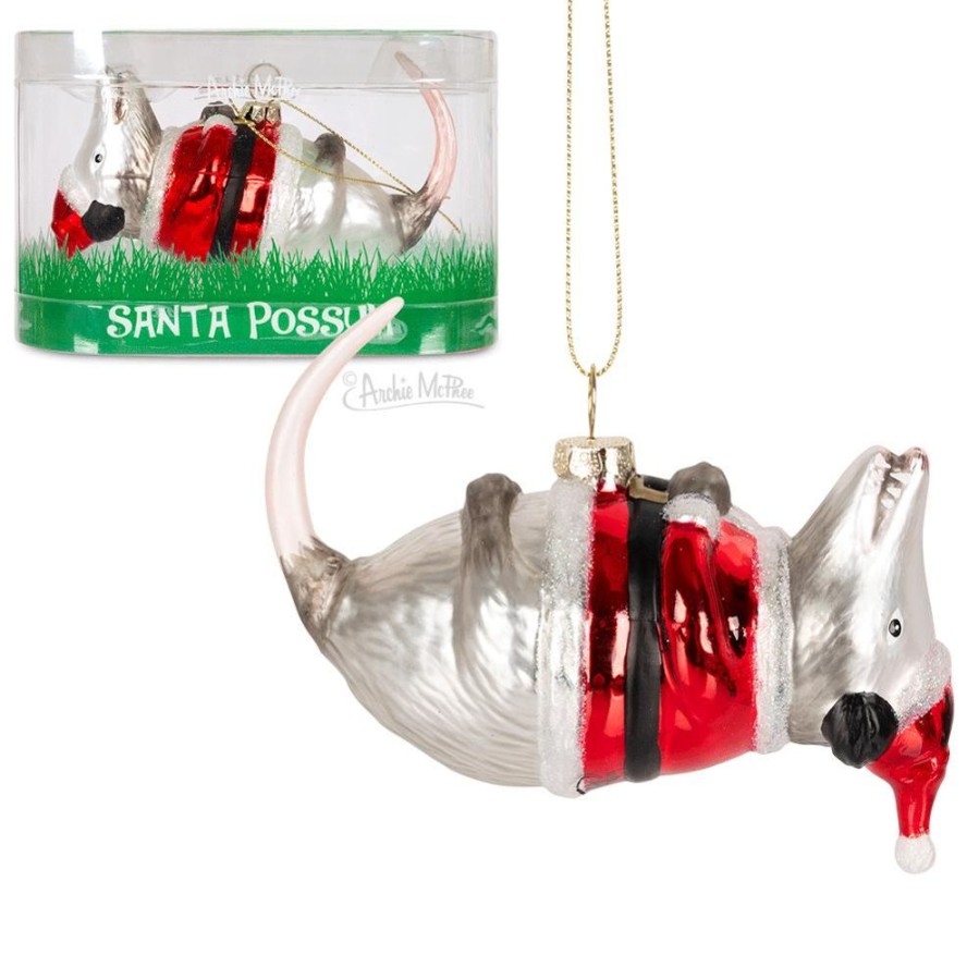 Gift, Party & Holiday Archie McPhee | Santa Possum Ornament