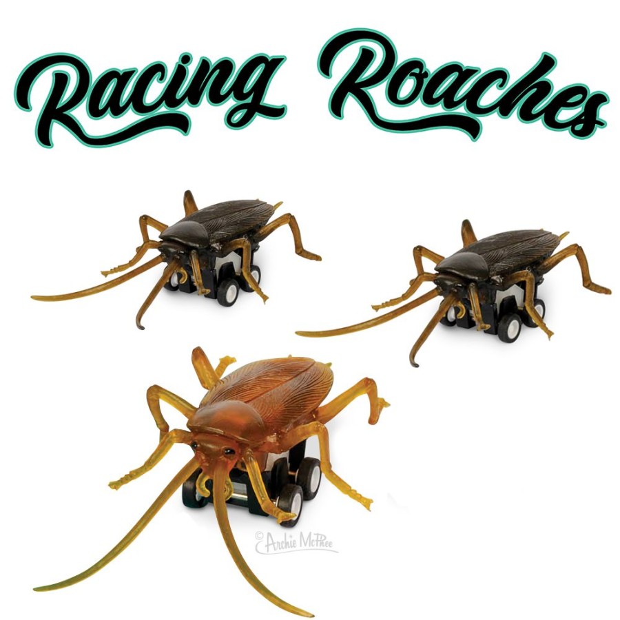 Gifts Archie McPhee | Racing Roaches