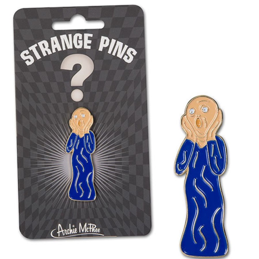 For The Home Archie McPhee | The Scream Enamel Pin