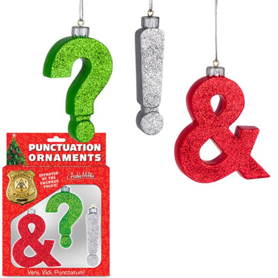 Gift, Party & Holiday Archie McPhee | Punctuation Ornaments