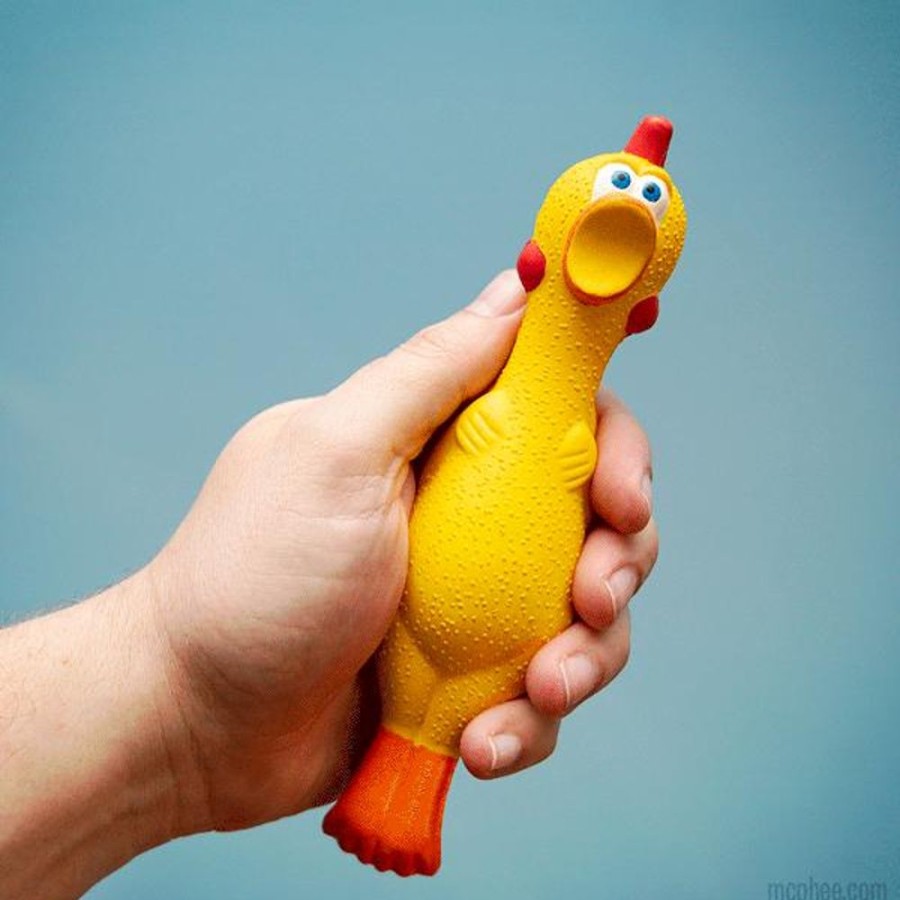 School & Office Archie McPhee | Stress Rubber Chicken