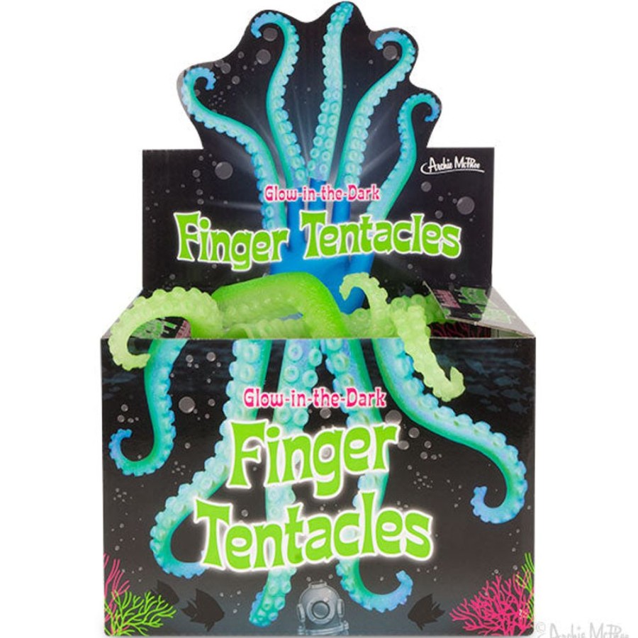 Gift, Party & Holiday Archie McPhee | Glow-In-The-Dark Finger Tentacles