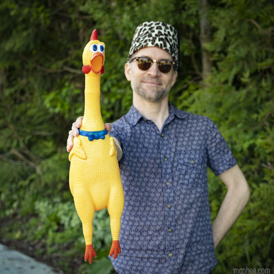 Gifts Archie McPhee | Biggest And Loudest Rubber Chicken