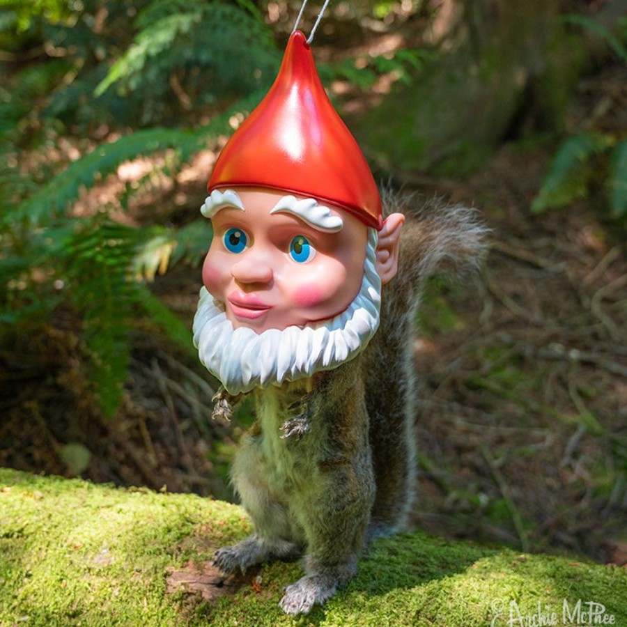 Gift, Party & Holiday Archie McPhee | Gnome Squirrel Feeder