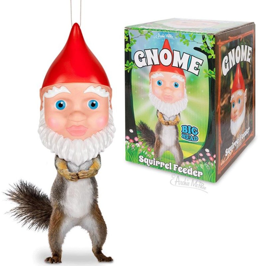 Gift, Party & Holiday Archie McPhee | Gnome Squirrel Feeder