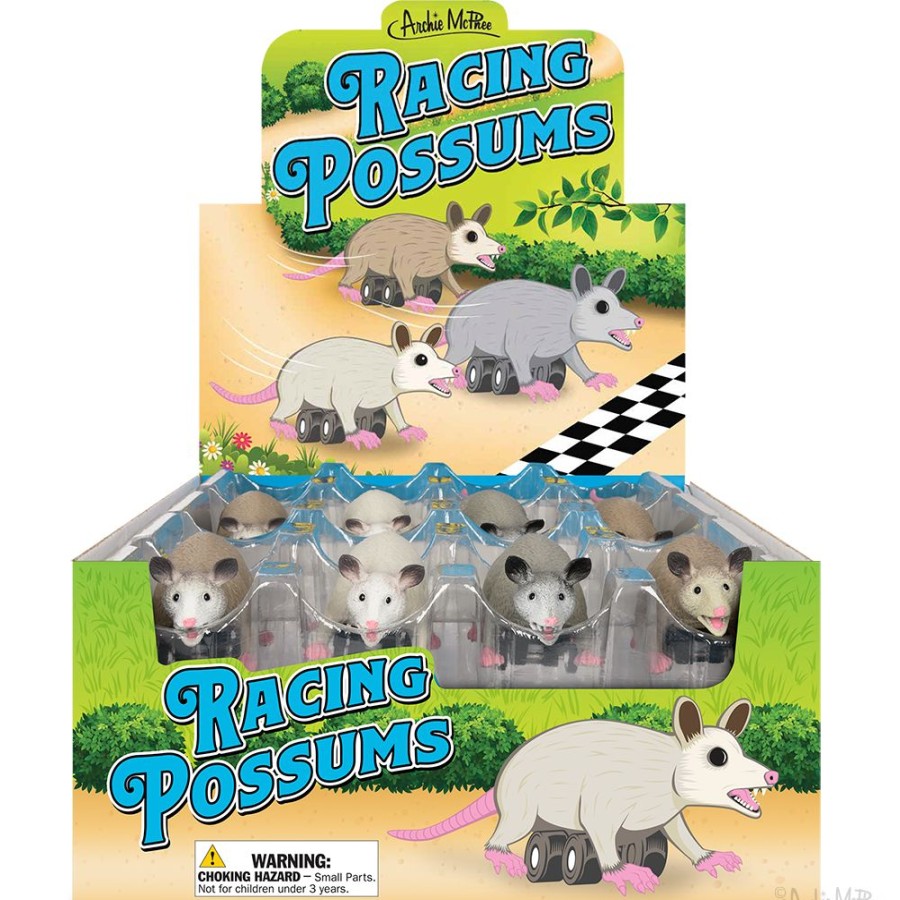 Gift, Party & Holiday Archie McPhee | Racing Possums Bulk Box