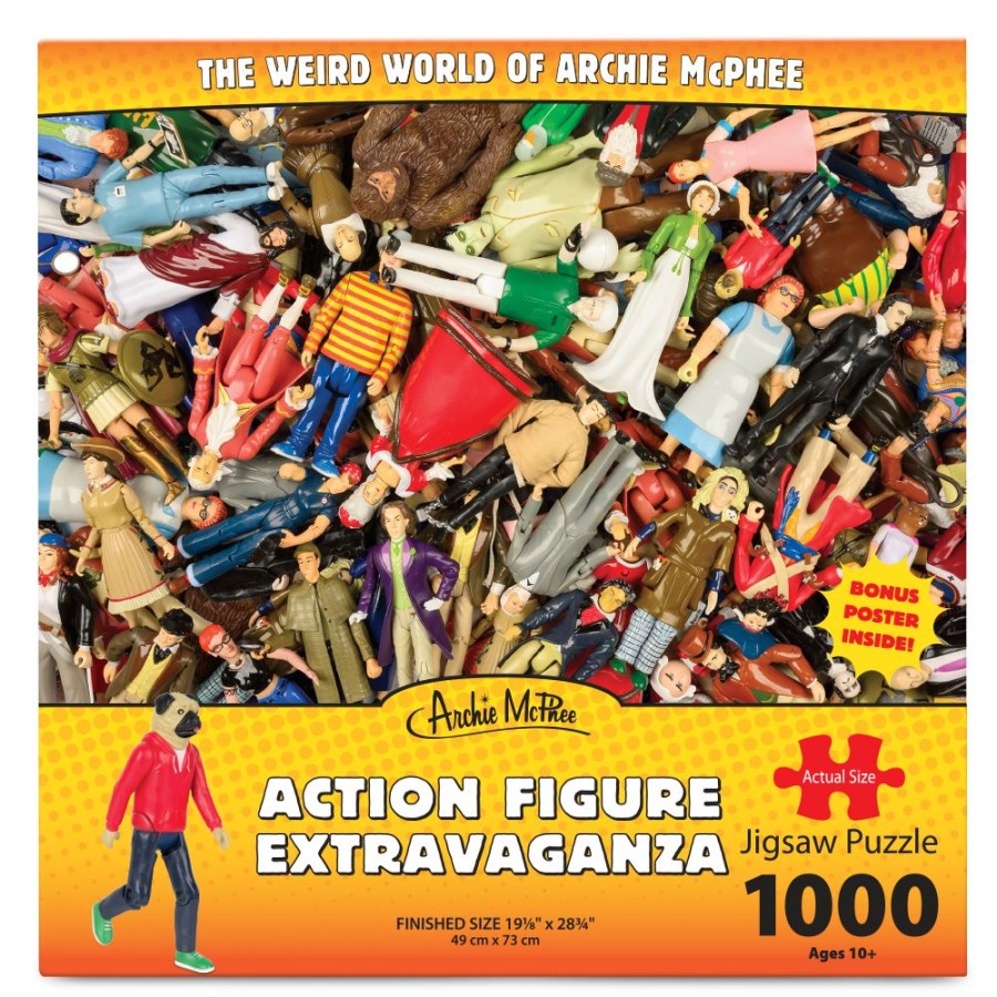 Fun Archie McPhee | Action Figure Extravaganza Puzzle