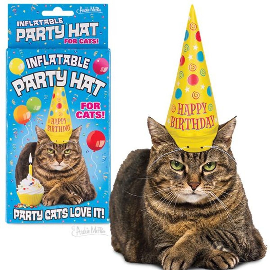 Gift, Party & Holiday Archie McPhee | Inflatable Party Hat For Cats