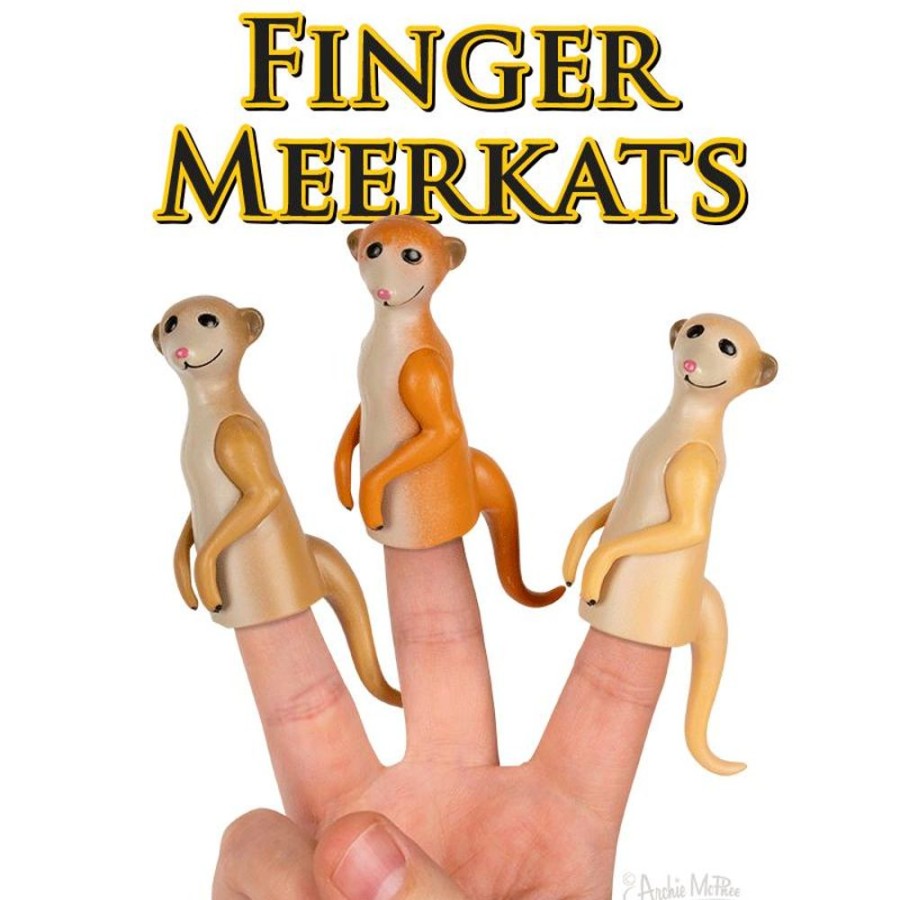 Gifts Archie McPhee | Finger Meerkats