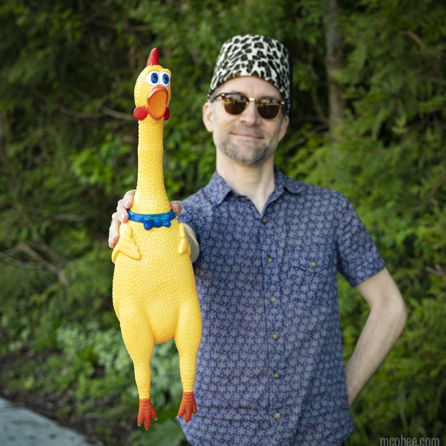 Fun Archie McPhee | Biggest And Loudest Rubber Chicken