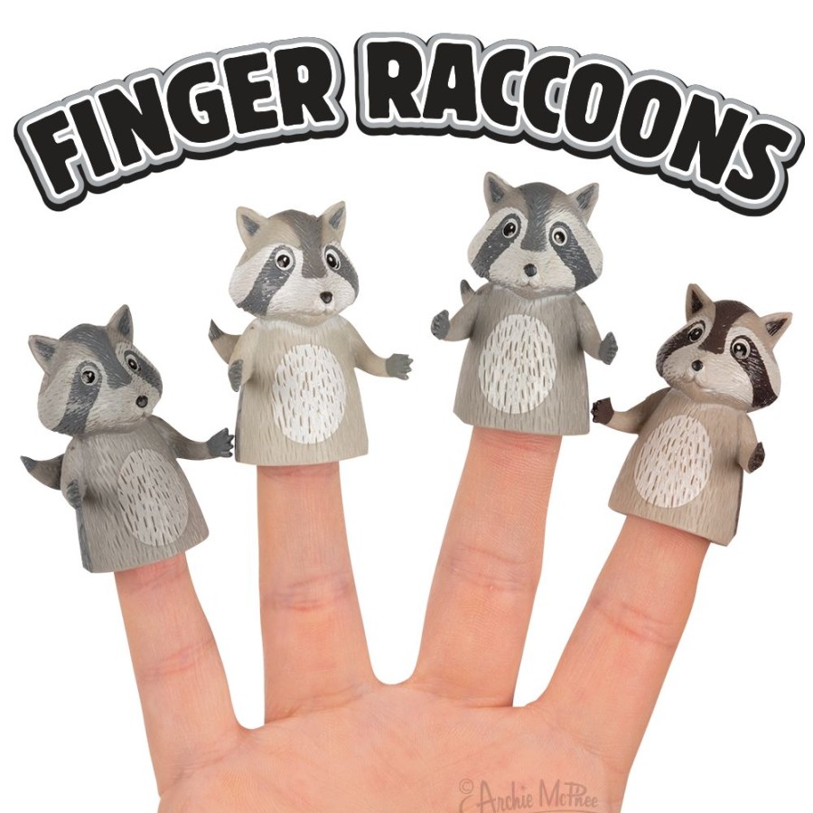 Fun Archie McPhee | Finger Raccoons