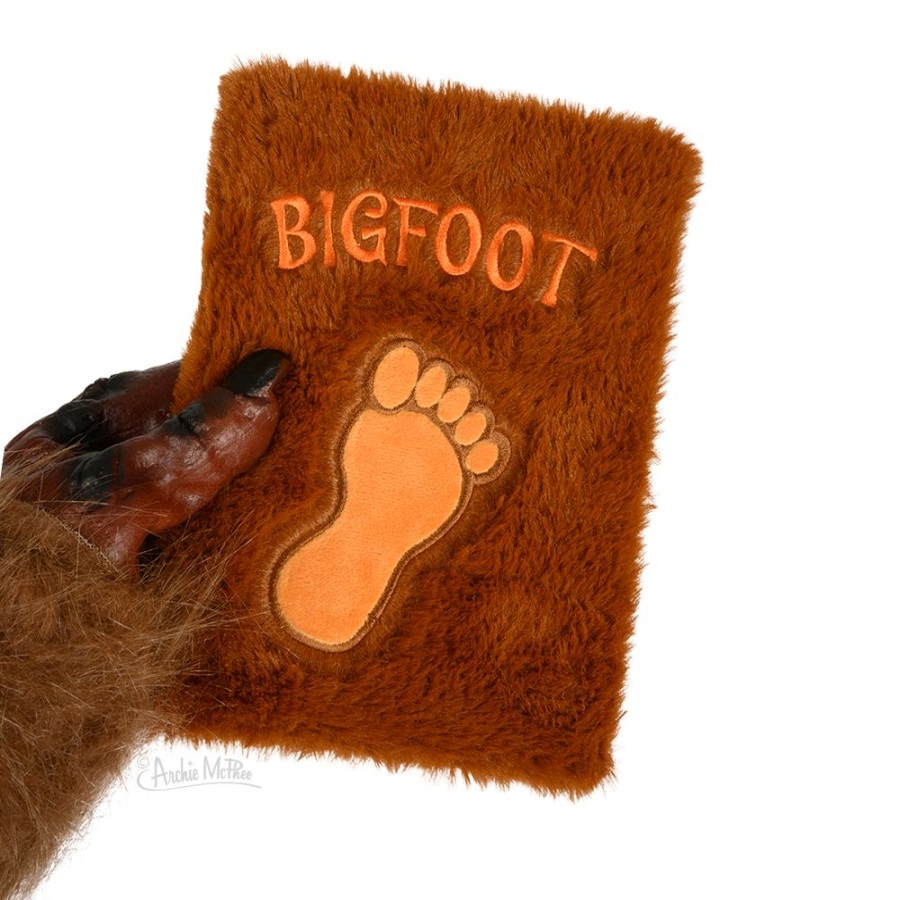 Gifts Archie McPhee | Fuzzy Bigfoot Notebook