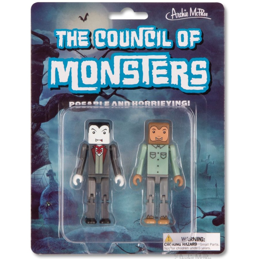 Fun Archie McPhee | The Council Of Monsters Figures