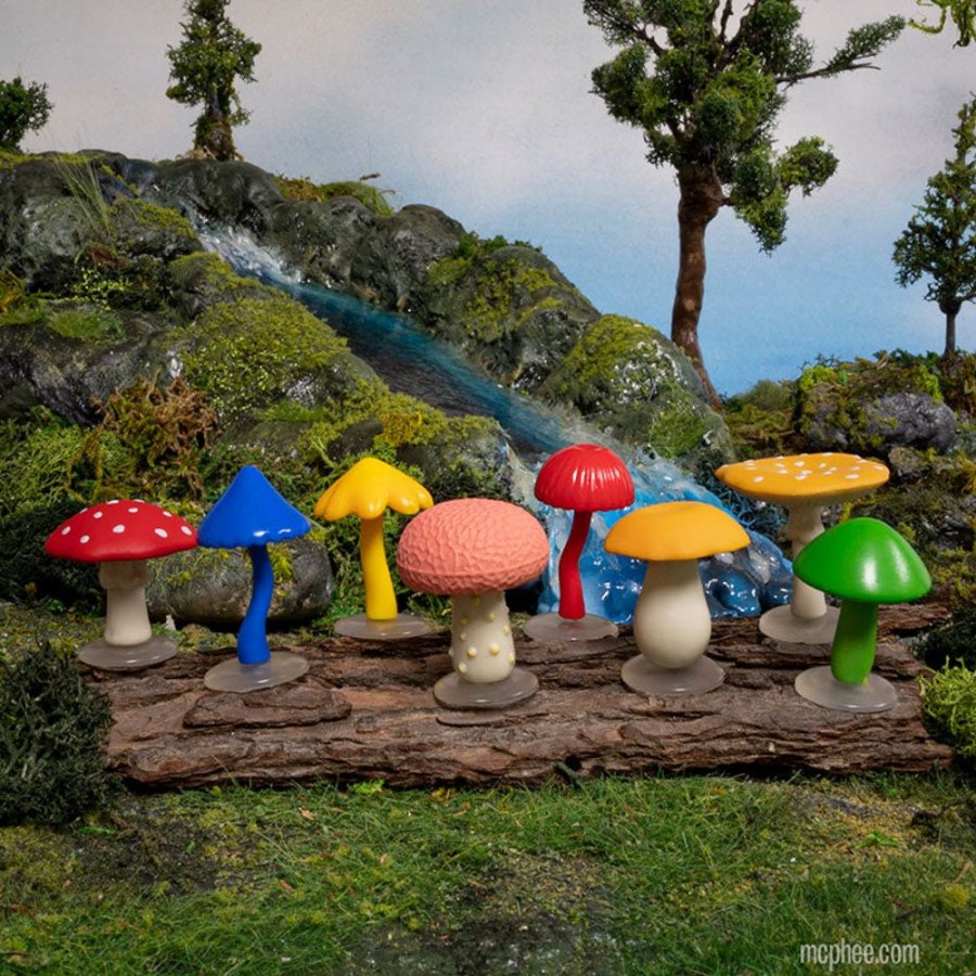 Gifts Archie McPhee | Collection Of Mini Mushrooms