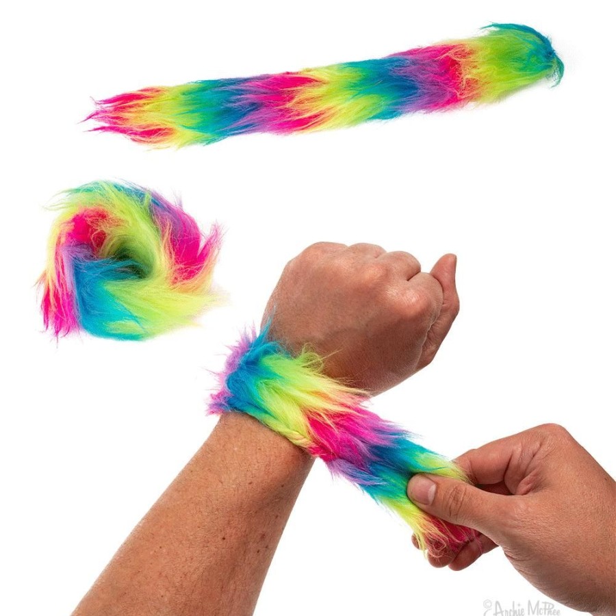 Gifts Archie McPhee | Rainbow Slap Bracelets