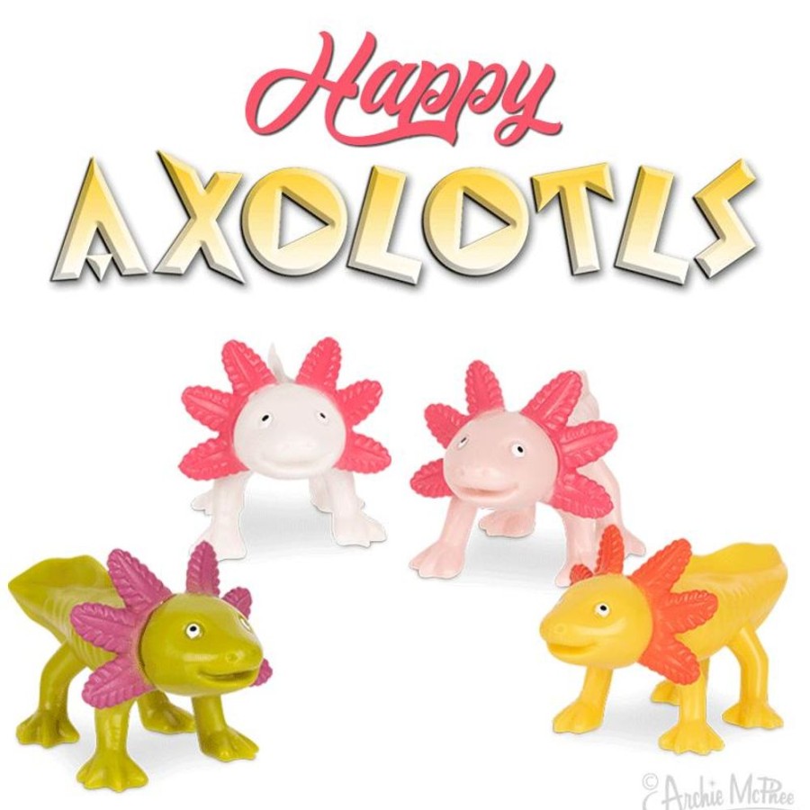 Fun Archie McPhee | Happy Axolotls