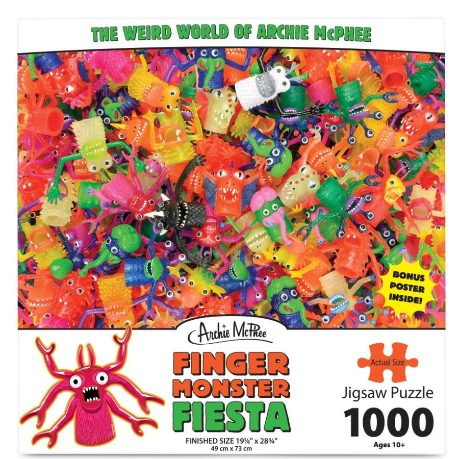 Fun Archie McPhee | Finger Monster Fiesta Puzzle