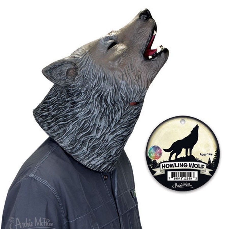 Gift, Party & Holiday Archie McPhee | Howling Wolf Mask