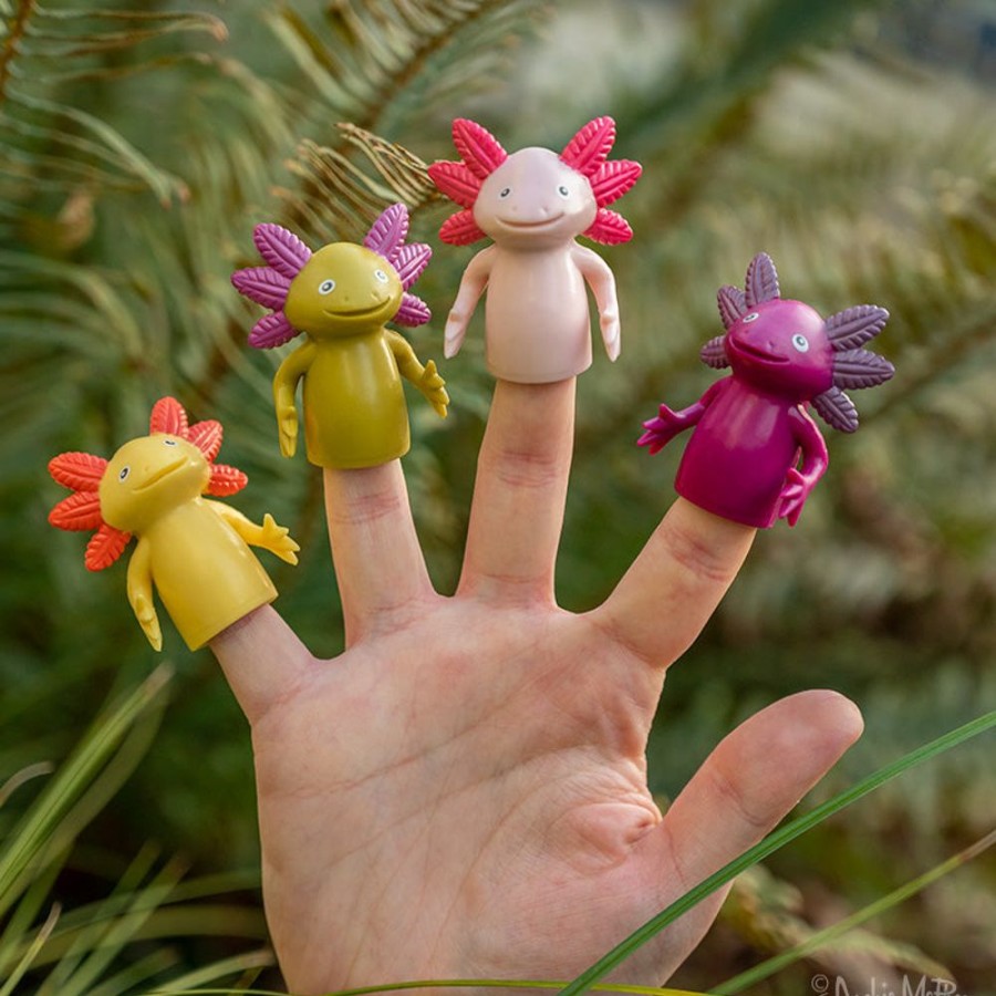 Gifts Archie McPhee | Finger Axolotls