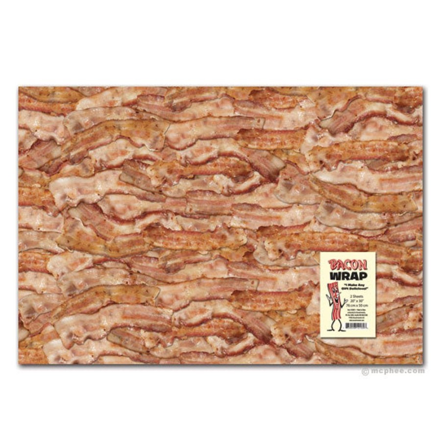 Gifts Archie McPhee | Bacon Gift Wrap