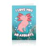 Gift, Party & Holiday Archie McPhee | I Love You An Axolotl Greeting Card