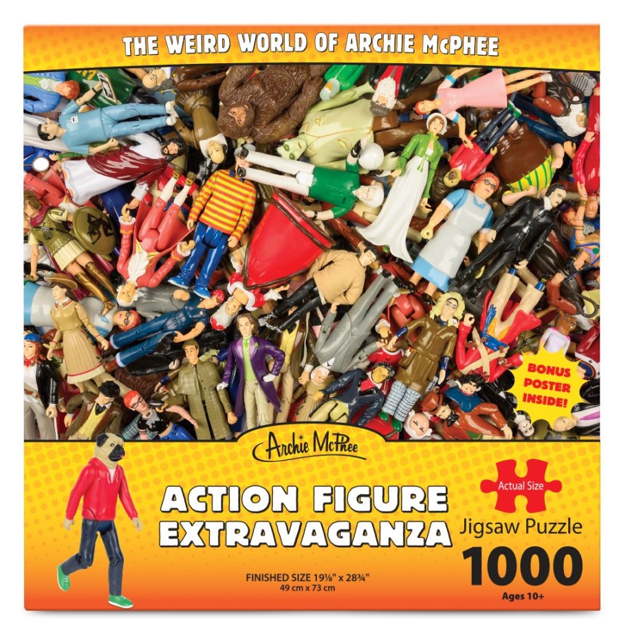 Fun Archie McPhee | Action Figure Extravaganza Puzzle