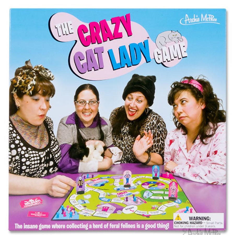 Gifts Archie McPhee | Crazy Cat Lady Board Game