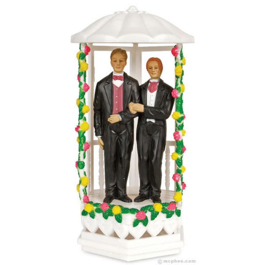 For The Home Archie McPhee | Two Grooms Cake Topper