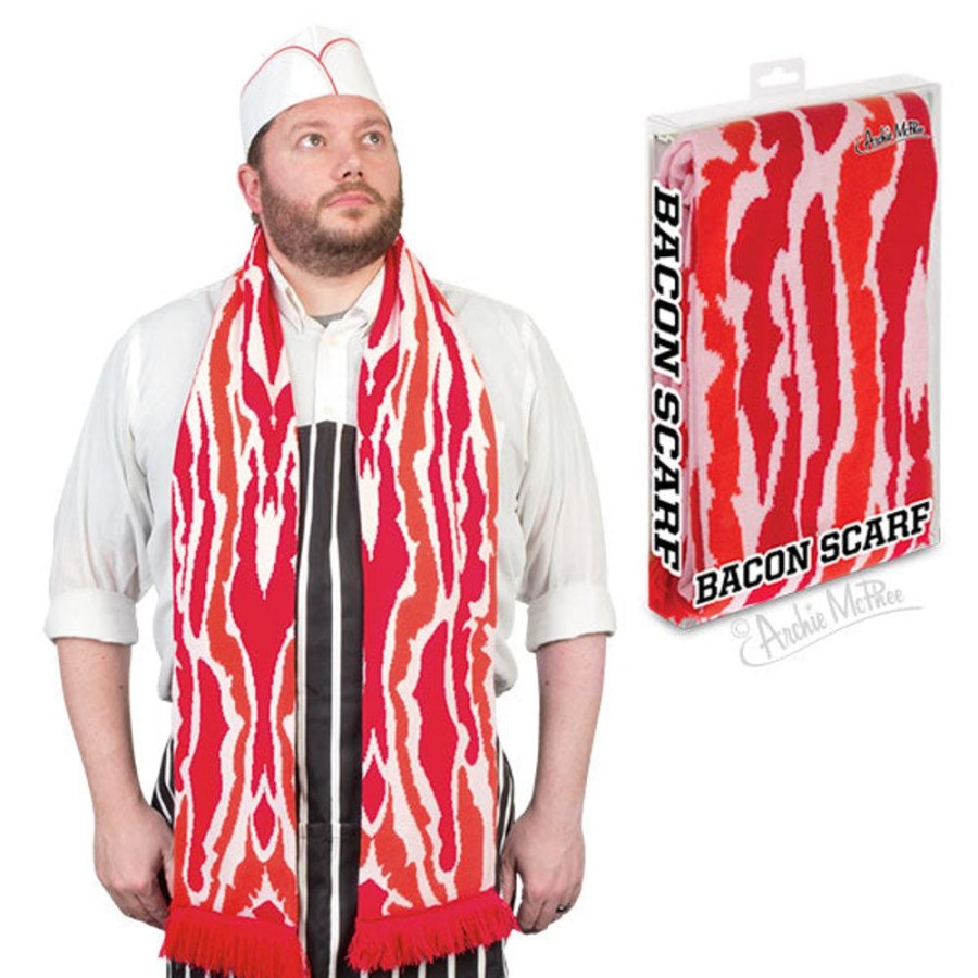 For You Archie McPhee | Bacon Scarf