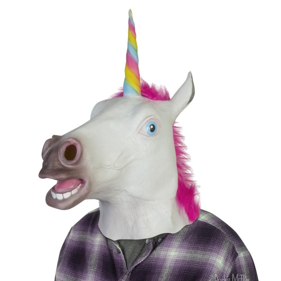 Fun Archie McPhee | Rainbow Unicorn Mask