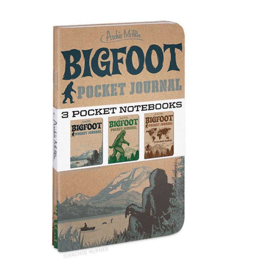 Fun Archie McPhee | Bigfoot Pocket Journals