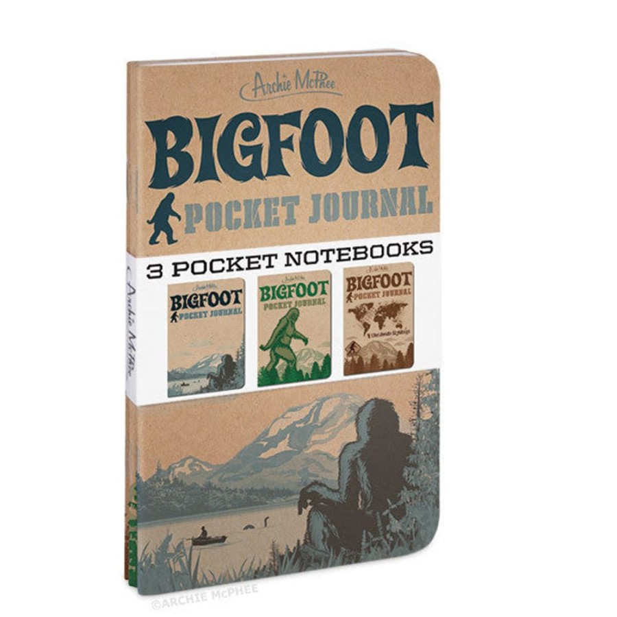 School & Office Archie McPhee | Bigfoot Pocket Journals