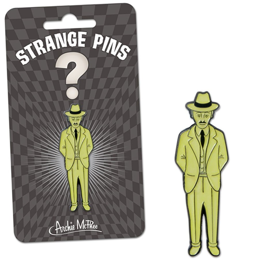 For You Archie McPhee | Senor Misterioso Enamel Pin