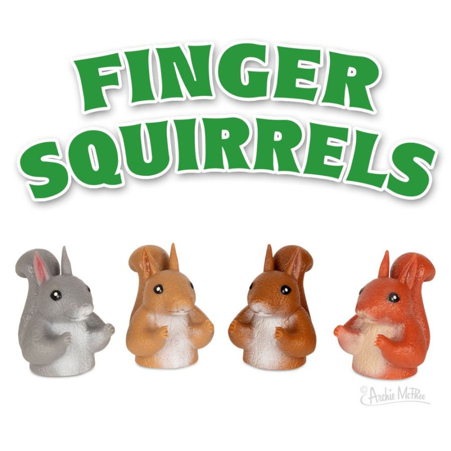 Bulk Archie McPhee | Finger Squirrels