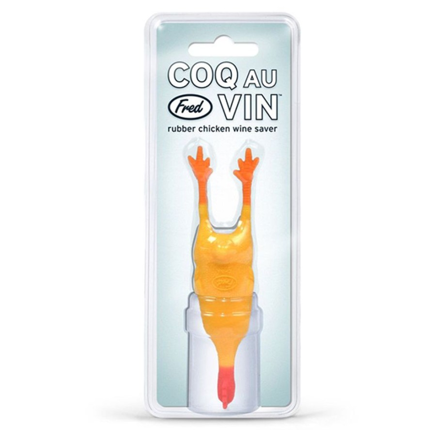 For The Home Archie McPhee | Rubber Chicken Wine Stopper