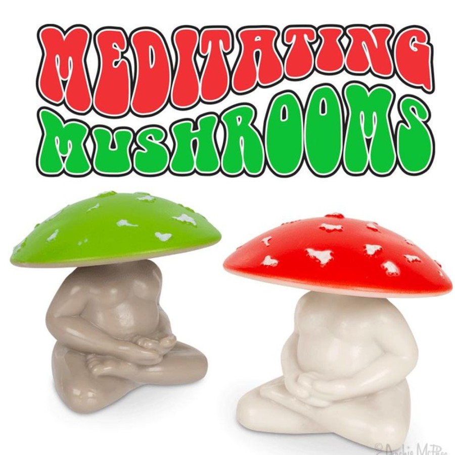 For The Home Archie McPhee | Meditating Mushrooms