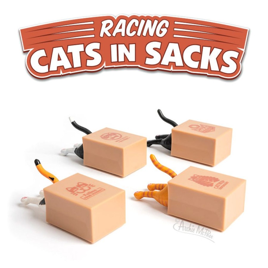 School & Office Archie McPhee | Racing Cats In Sacks