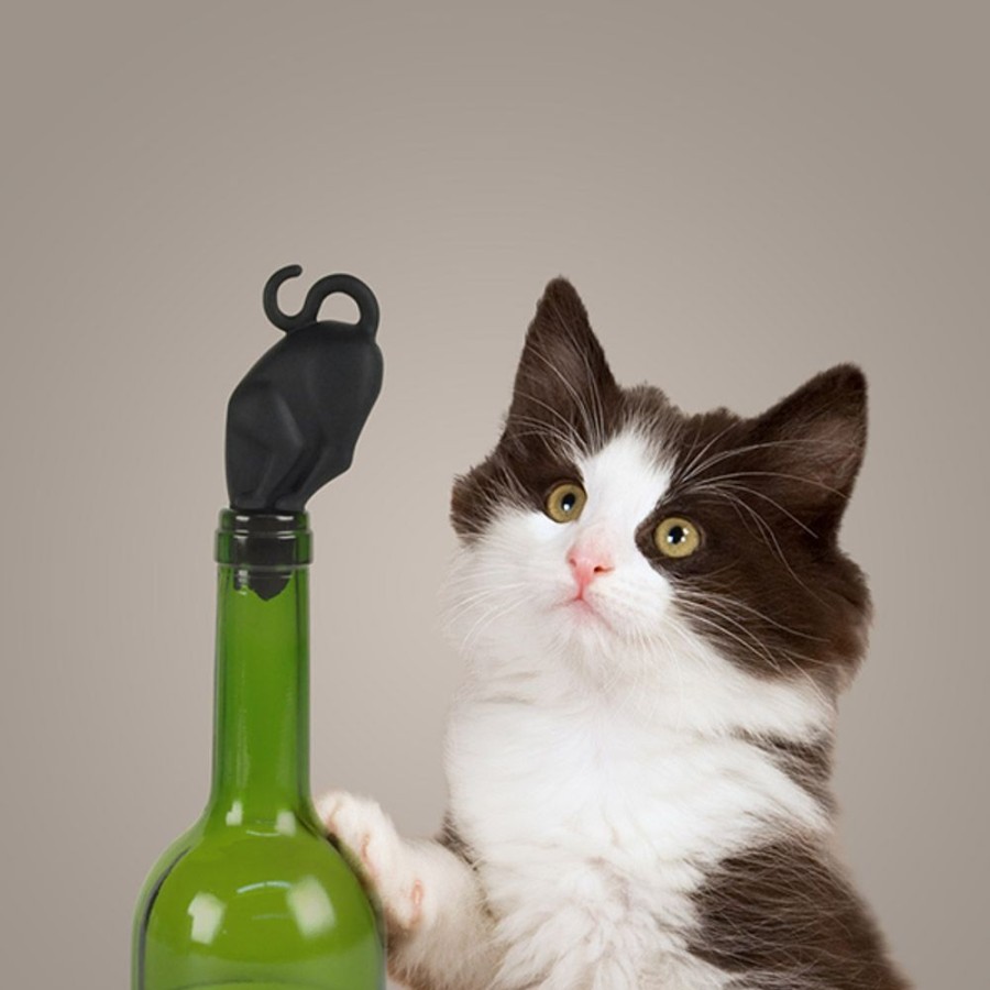 For The Home Archie McPhee | Cat Wine Stopper