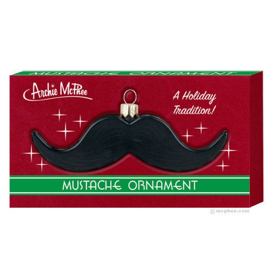 Gifts Archie McPhee | Mustache Ornament