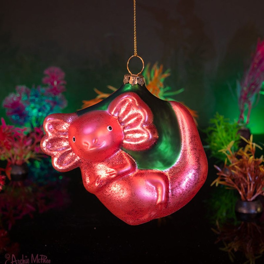 School & Office Archie McPhee | Axolotl Ornament