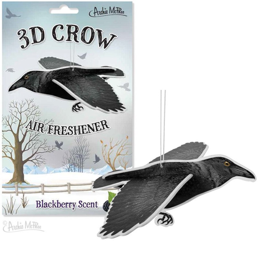 Gifts Archie McPhee | 3D Crow Air Freshener